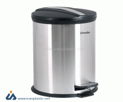 سطل پدالی استیل 15 لیتری در پلیمری سرکوله 15P