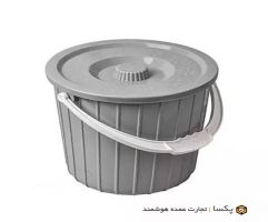 سطل 4 دربدار ممتاز ایده آل پلاستیک 2004