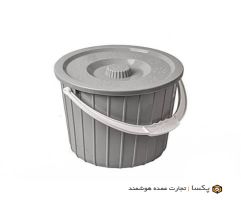 سطل 2 دربدار ممتاز ایده آل پلاستیک 2002