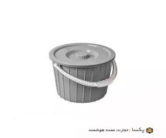 سطل 1 دربدار ممتاز ایده آل پلاستیک 2001