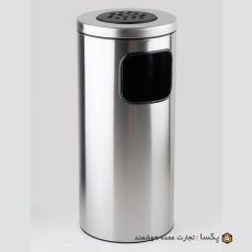 سطل زباله استیل زیر سیگاری دار پنجره ای 30 لیتری متالیس